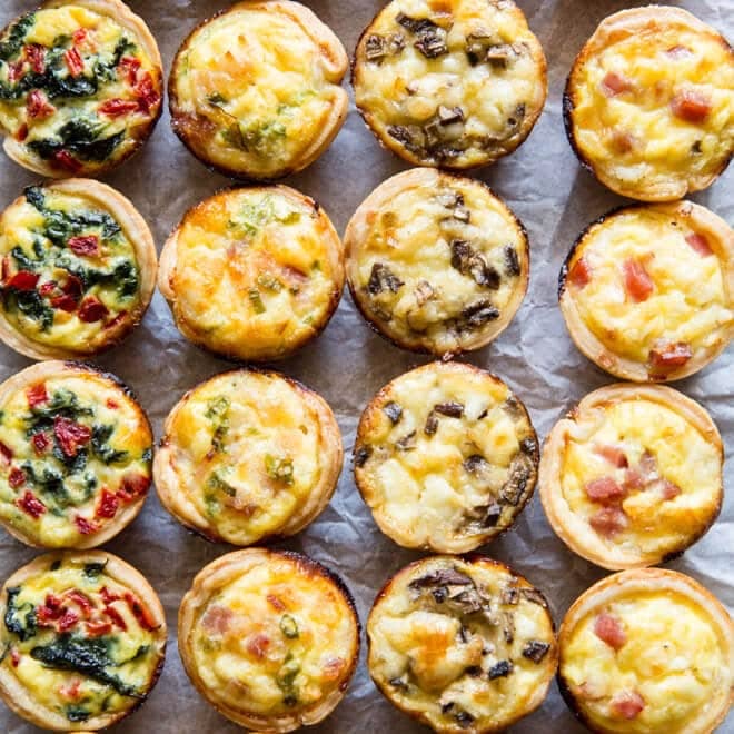 Assorted savory pastries box